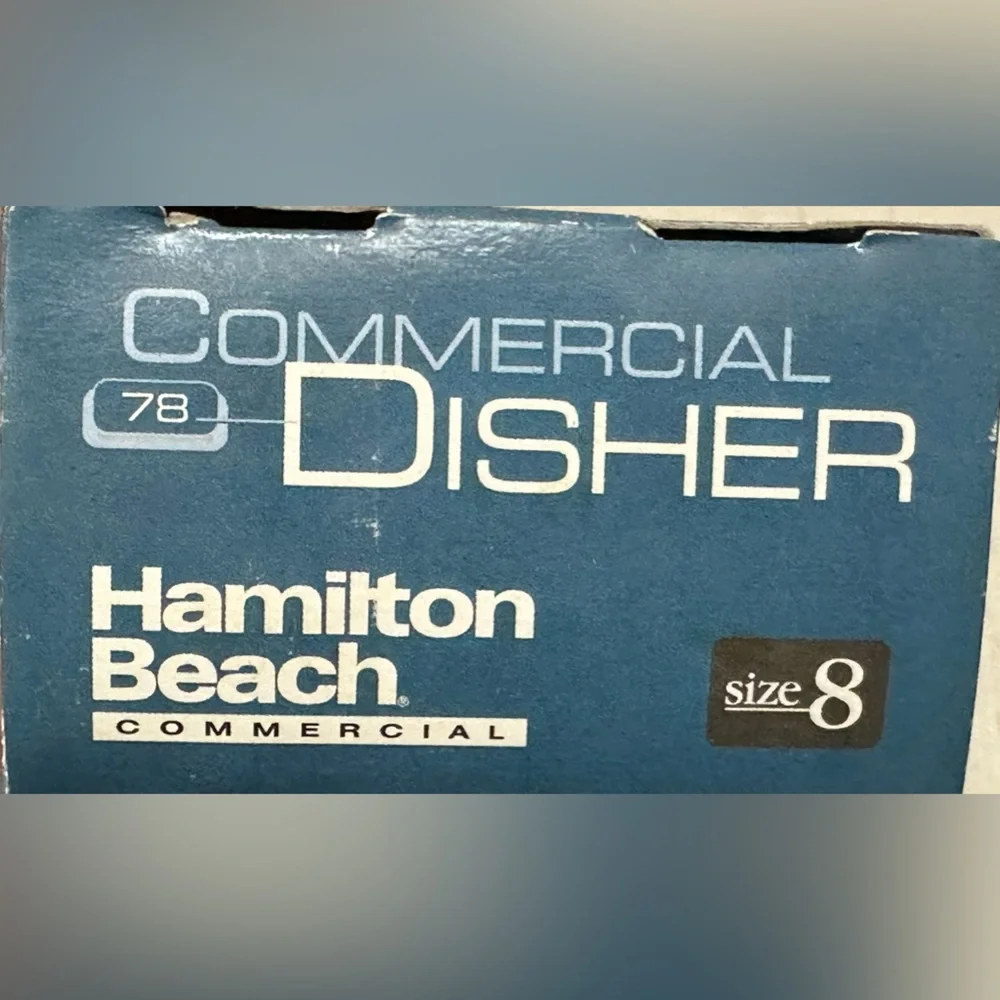 Hamilton Beach Commercial Disher in Blue and Black size 8